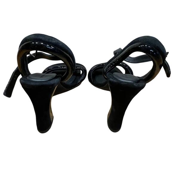 Tory Burch Puffed Up Sandals Softy Naplack Cow Patent Women's Size 7M NWOB - Picture 5 of 7